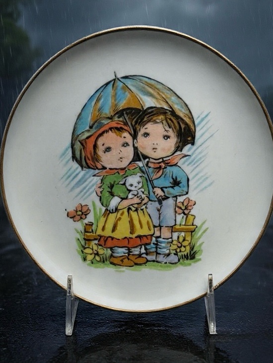 Other - Vintage 1975 Nevco “Bavaria” Wall Plate 7 1/4”  Made In Japan
